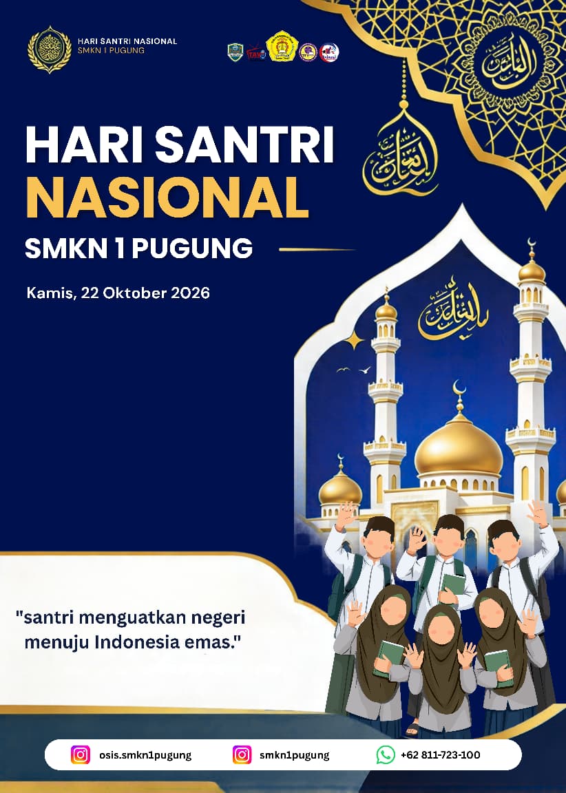 Kegiatan Hari Santri Nasional 2026 SMKN 1 Pugung
